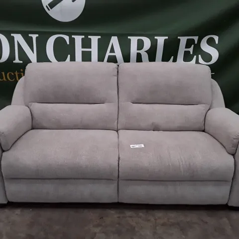 QUALITY ITALIAN DESIGNER AVOLA NEW 3 SEATER SOFA - GREY FABRIC