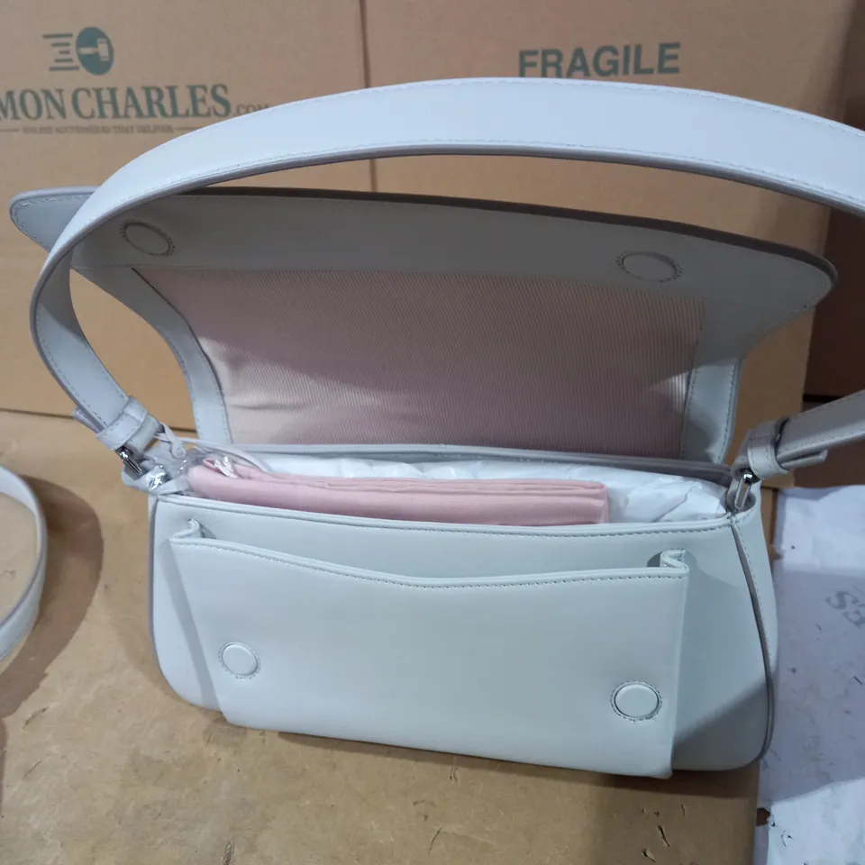 RADLEY GREY/PINK SHORT STRAP HANDBAG