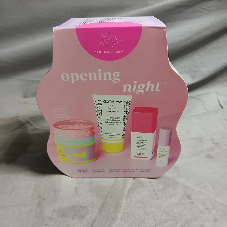 DRUNK ELEPHANT OPENING NIGHT SKINCARE SET – PINK BOX