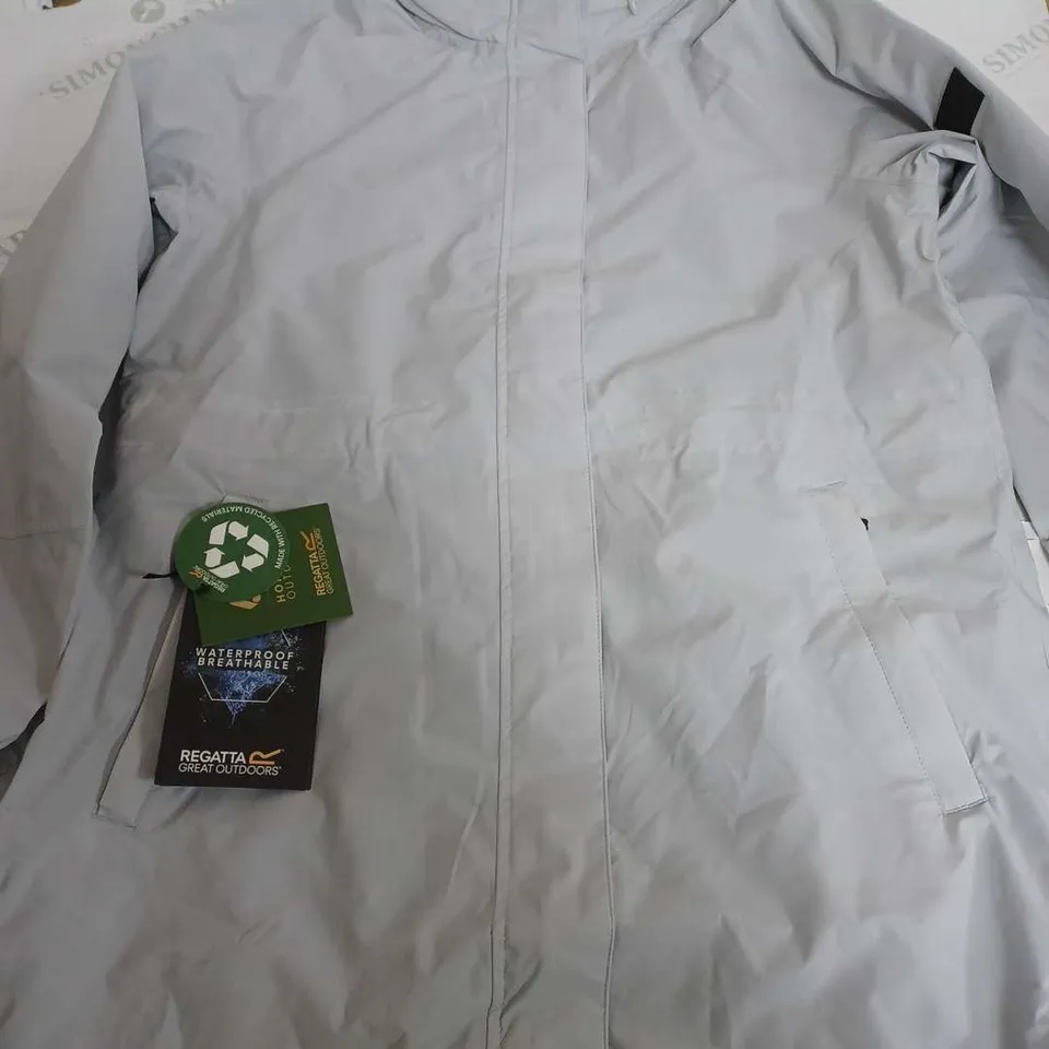 REGATTA LIGHT GREY JACKET - UK 12 