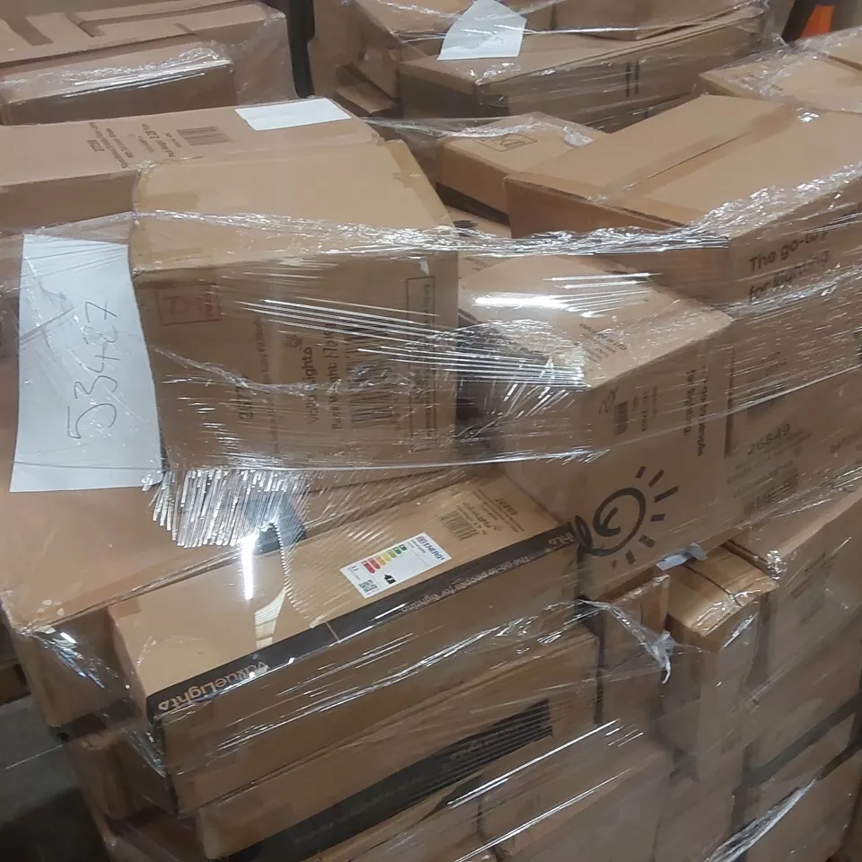 PALLET CONTAINING A VERY LARGE QUANTITY OF ASSORTED LIGHTING ITEMS