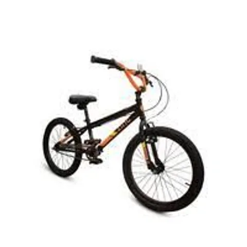 BOXED ZINC STEEL FRAME 20-INCH SWITCH BMX BIKE - BLACK/ORANGE