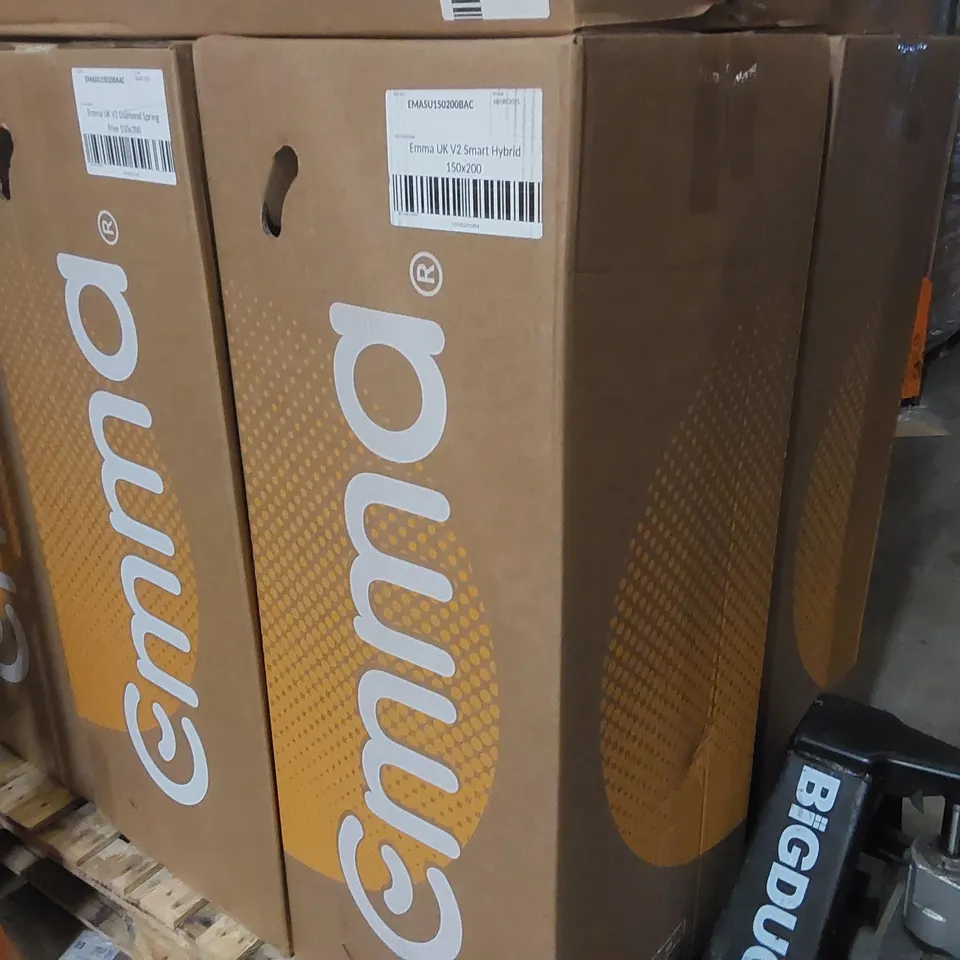 BRAND NEW BOXED EMMA UK V2 SMART HYBRID 150 x 200CM KING SIZE MATTRESS 