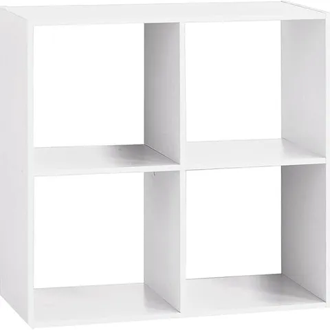 BOXED 5 FIVE SIMPLY SMART SHELF 4 COMPARTMENTS WHITE MIX N' MODUL (1 BOX )