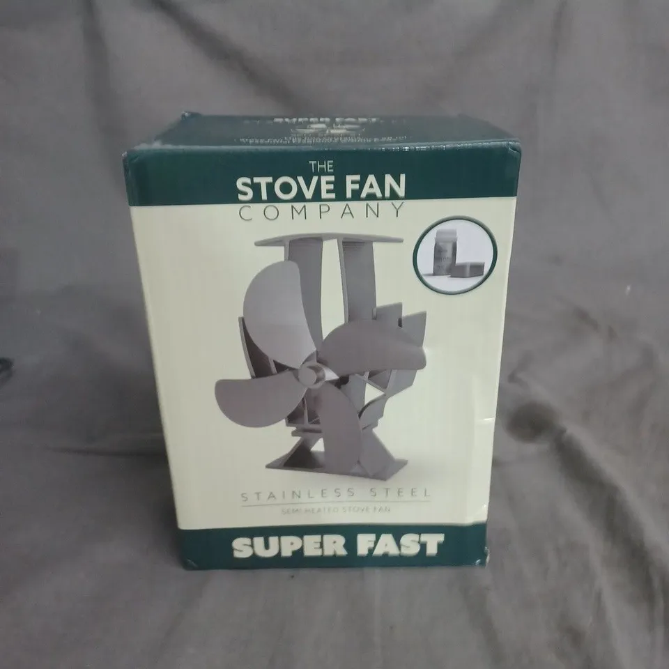 THE STOVE FAN COMPANY STAINLESS STEEL STOVE FAN – BOXED, SUPER FAST