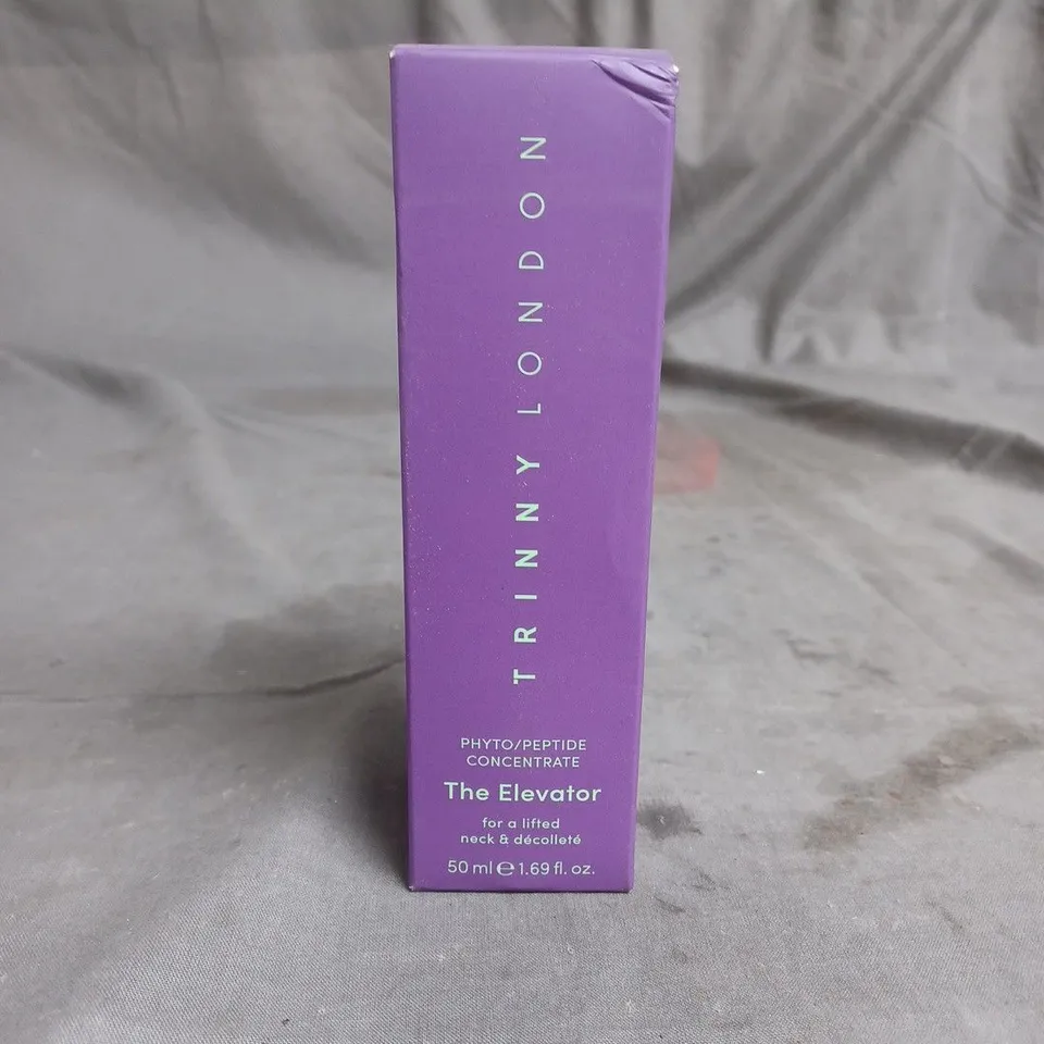 SEALED TRINNY LONDON THE ELEVATOR PHYTO PEPTIDE CONCENTRATE 50ML