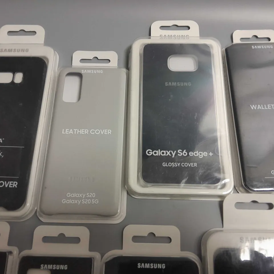 LOT OF 12 ASSORTED SAMSUNG PHONE CASES