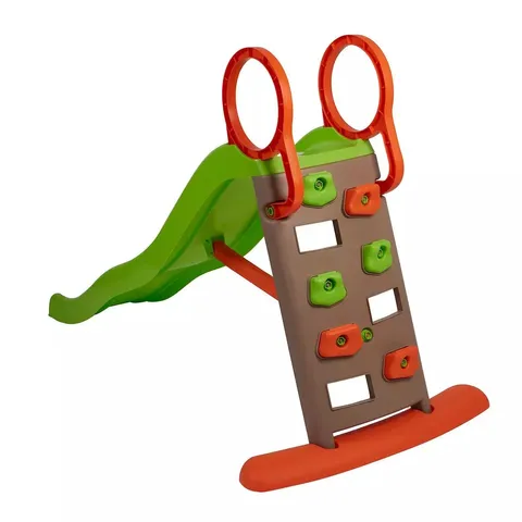 BOXED SUNSHINE FUN CLUB SLIDE WITH CLIMBING WALL - COLLECTION ONLY