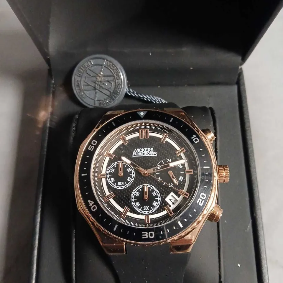 BOXED VICKERS ARMSTRONG LIMITED EDITION HAND-ASSEMBLED AEROMARK QUARTZ