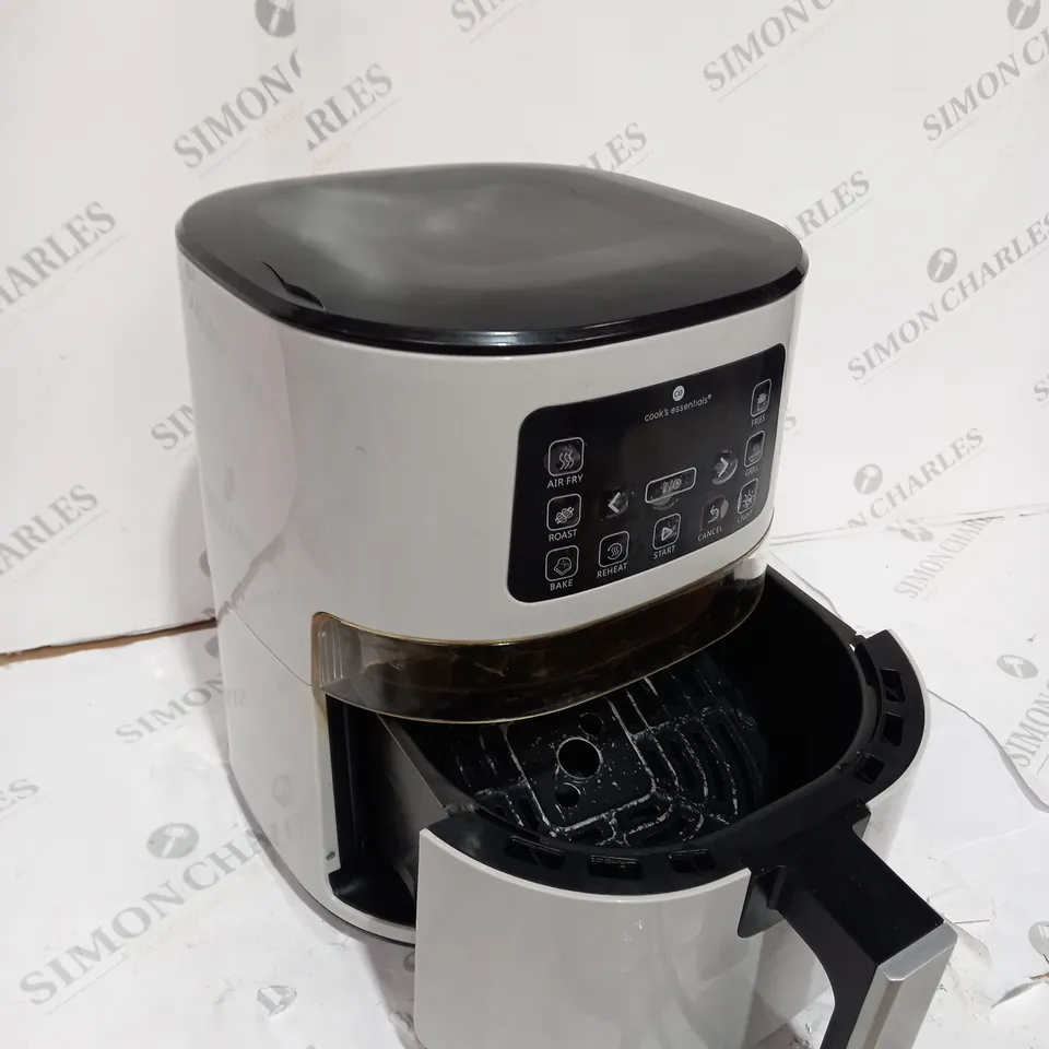 BOXED COOK'S ESSENTIALS 4.0L AIR FRYER, COOL GREY