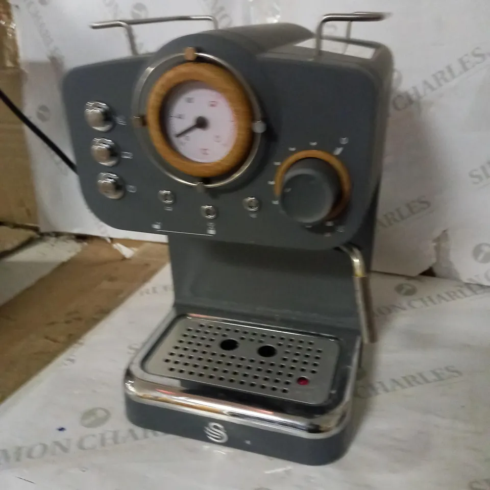 SWAN ESPRESSO COFFEE MAKER - GREY