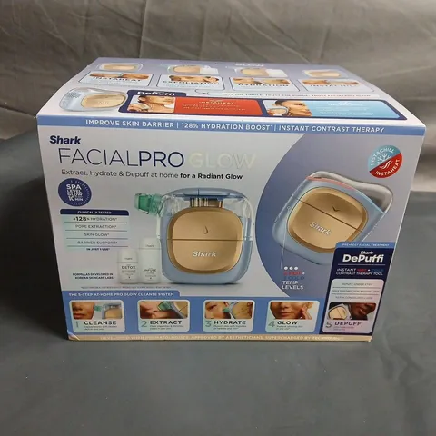 SHARK FACIALPRO GLOW AT-HOME FACIAL TREATMENT KIT (BOXED)