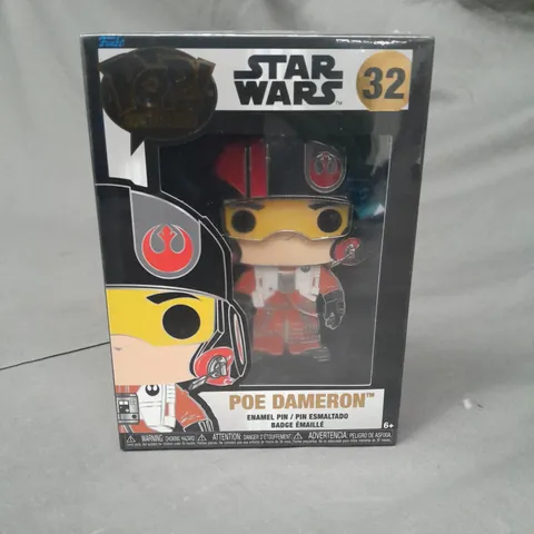 SEALED POP PIN STAR WARS POE DAMERON - 32