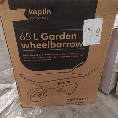 BOXED GARDEN WHEELBARROW