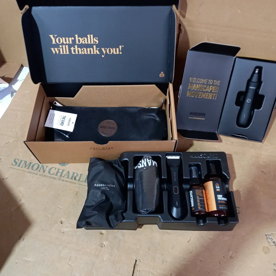 BOXED MANSCAPED THE SHED SHAVING KIT