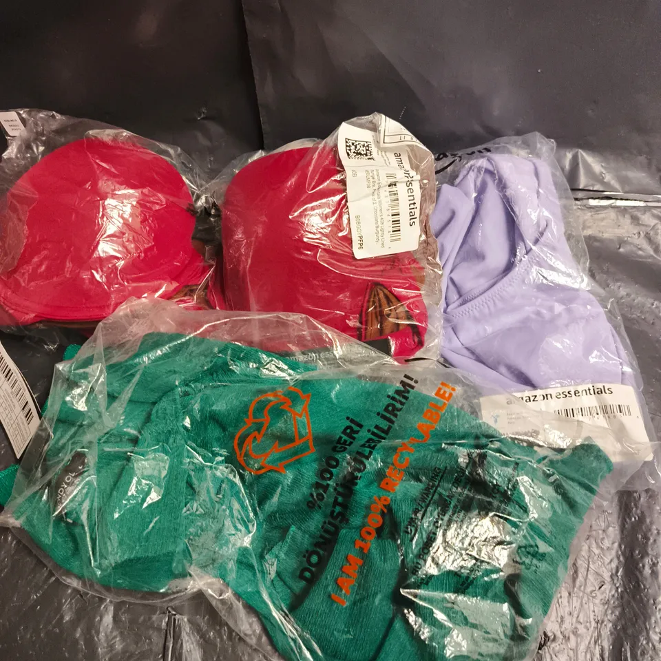 APPROXIMATELY 20 ASSORTED CLOTHING PRODUCTS IN VARIOUS SIZES TO INCLUDE BRAS, TOPS, JOGGERS ETC