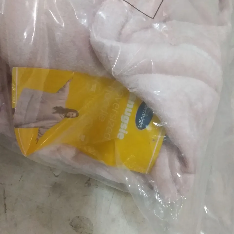 SILENTNIGHT SNUGSIE OVERSIZED HOODIE EXTRA WARM COLOUR: LIGHT PINK