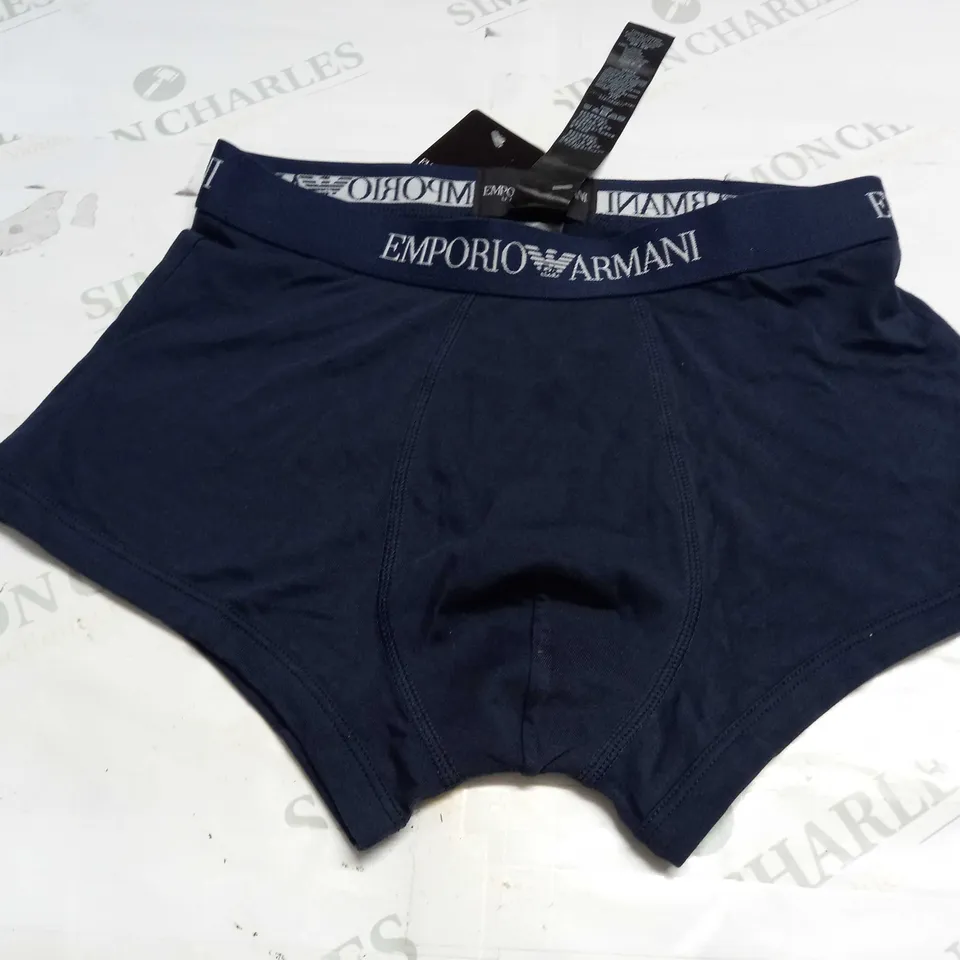 EMPORIO ARMANI BOXERS IN NAVY - EU SMALL