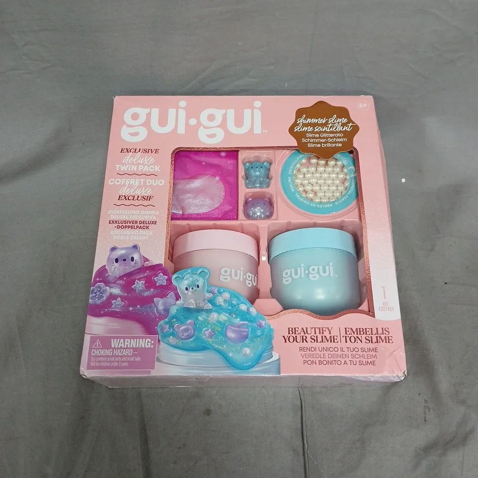 GUI GUI DELUXE DUO PACK SHIMMER SLIME SET