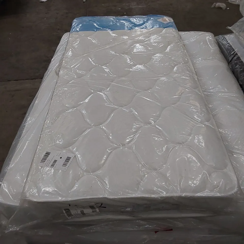 BAGGED DESIGNER SINGLE 90CM AIRSPRUNG MEMORY FOAM COMFORT MATTRESS RRP £259