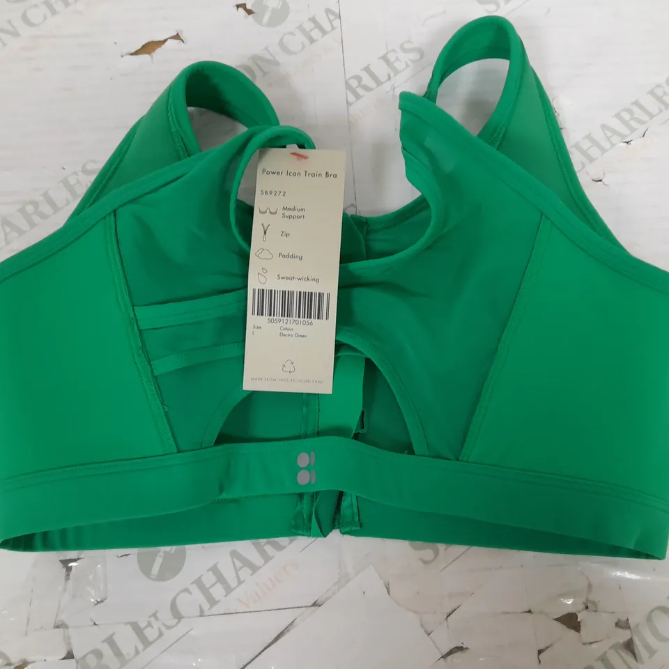 SWEATY BETTY POWER ICON TRAIN BRA - L