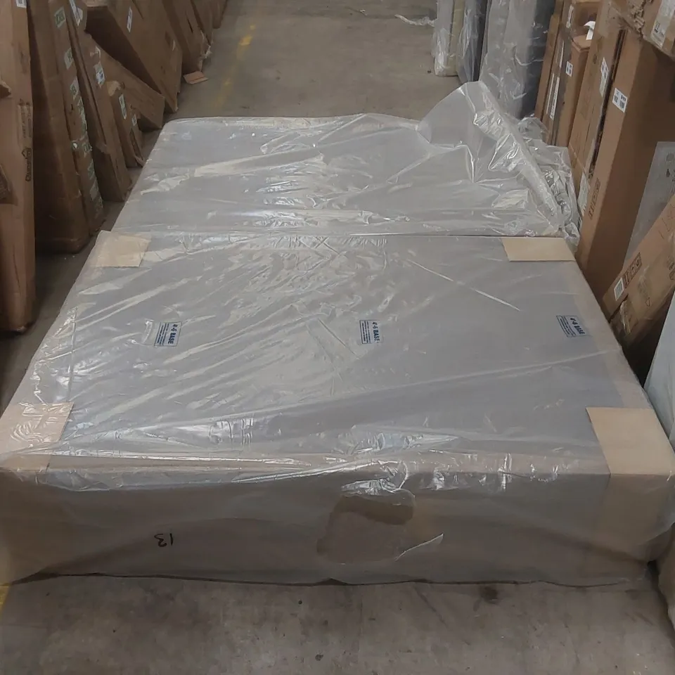 BAGGED 2 DRAWER 4'6 DOUBLE DIVAN BASE (2 ITEMS)