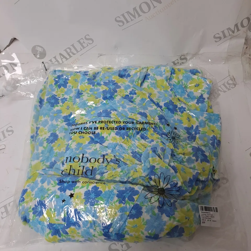 NOBODYS CHILD LUNA MIDI DRESS SIZE 10 
