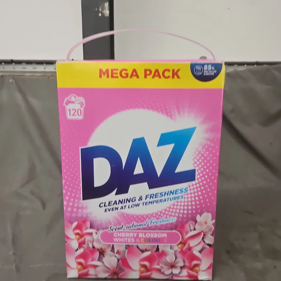 DAZ CHERRY BLOSSOM CLEANING POWDER MEGA PACK – WHITE & COLOUR, 120 WASHES