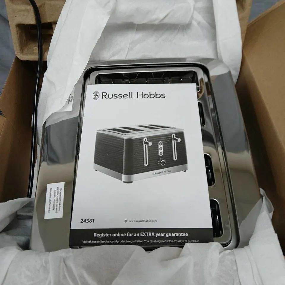 RUSSELL HOBBS TOASTER – STAINLESS STEEL