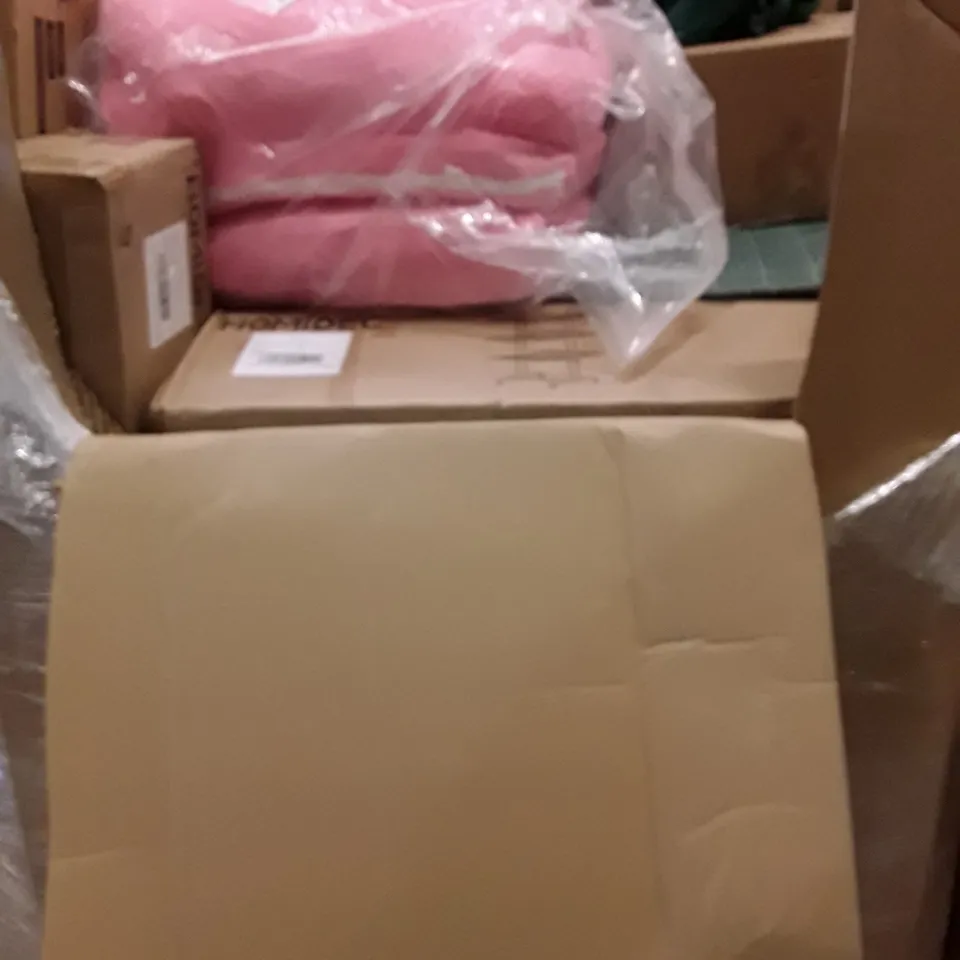 PALLET OF ASSORTED PRODUCTS TO INCLUDE; TOILET SEAT - G-005-HT DRAFTING STOOL - A3 LED LIGHT PAD ECT