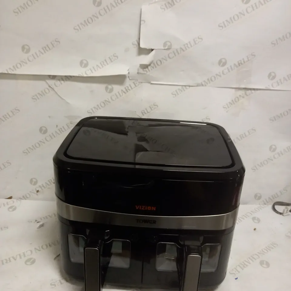 TOWER T17100 VORTX VIZION 9L DUAL BASKET AIR FRYER