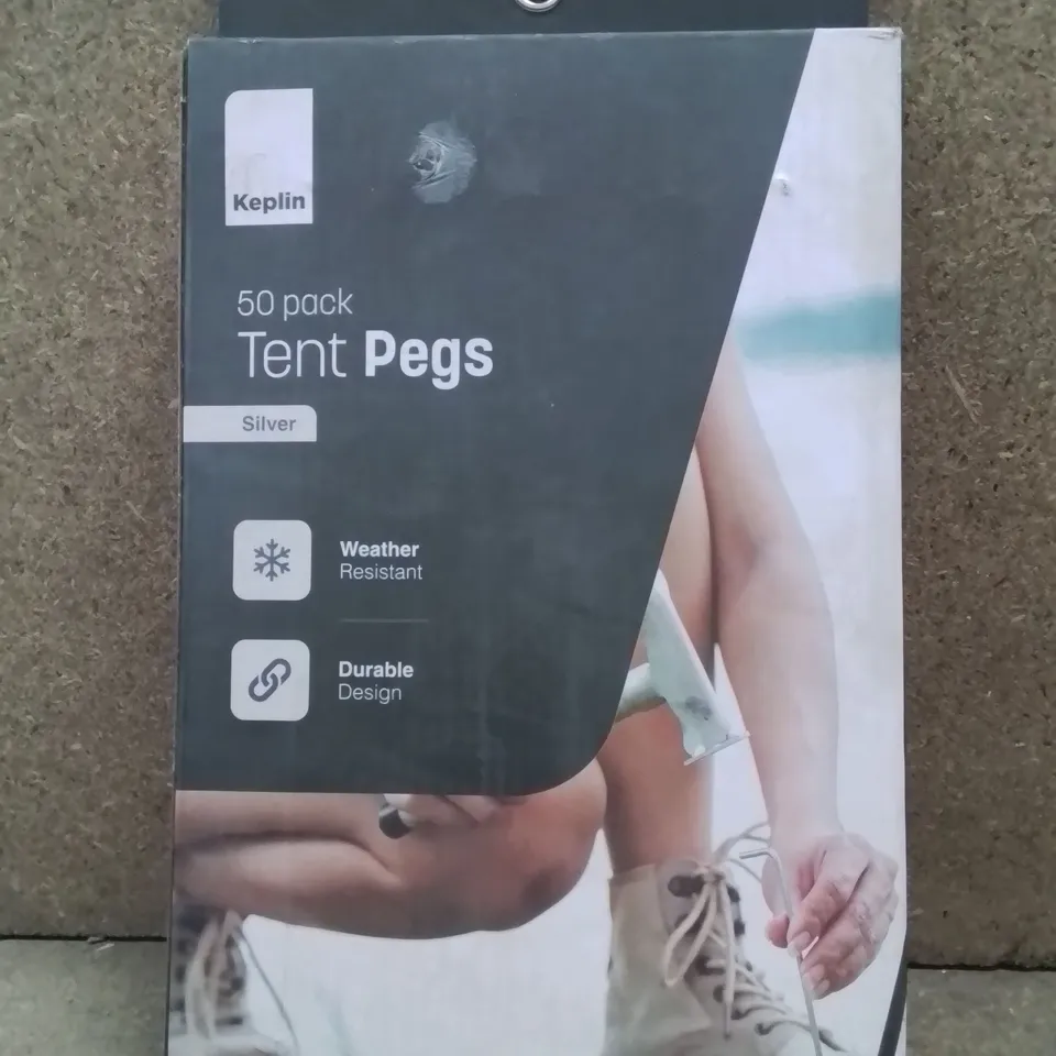 BOXED PACK OF 50 TENT PEGS