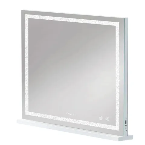 BOXED VANITII CRYSTAL HOLLYWOOD VANITY MIRROR WITH BLUETOOTH-HOLLYWOOD LED STRIP MUSIC MIRROR