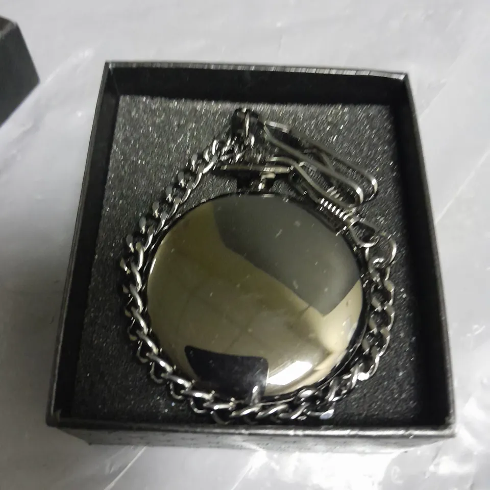 MENS EDISON POCKET WATCH WITH CHAIN – BRAND NEW IN BOX