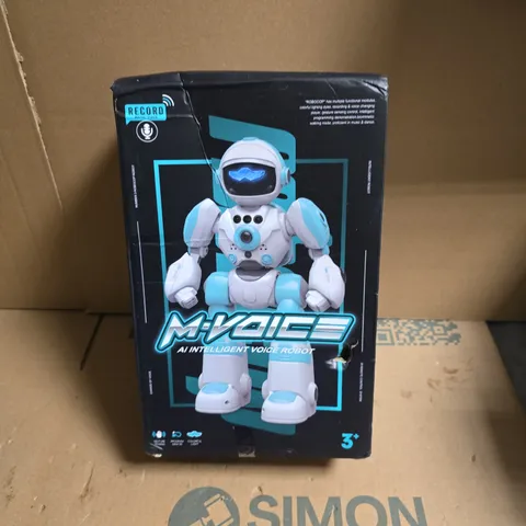 M-VOICE AI INTELLIGENT VOICE ROBOT – BOXED TOY (3+)