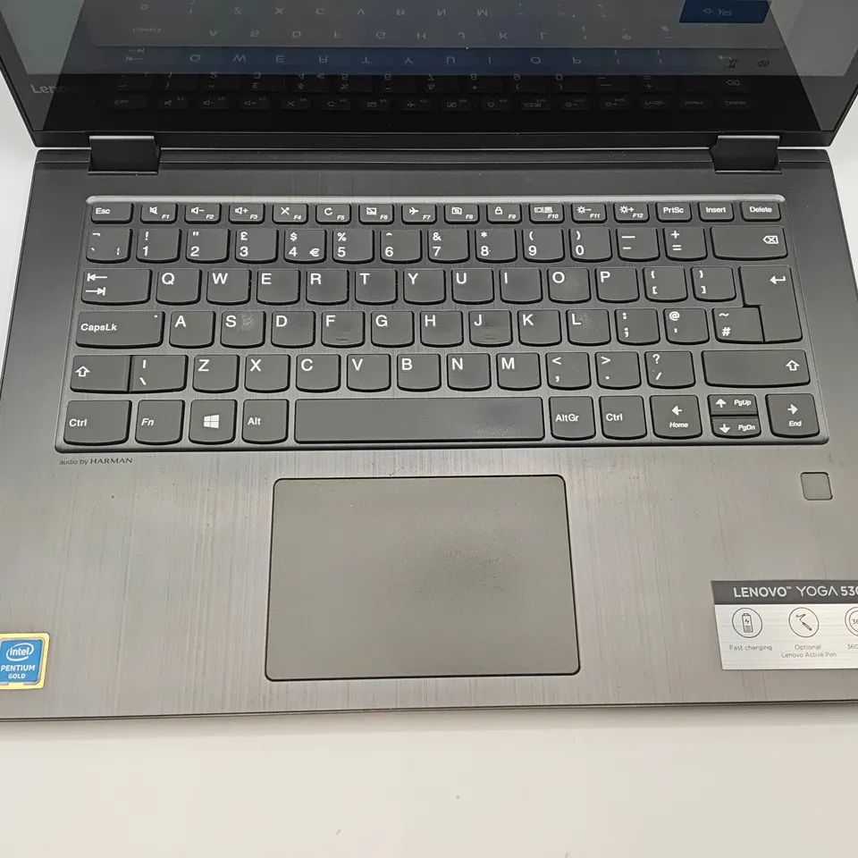 BOXED LENOVO YOGA 530 INTEL PENTINUM LAPTOP IN BLACK - 81EK 14IEK