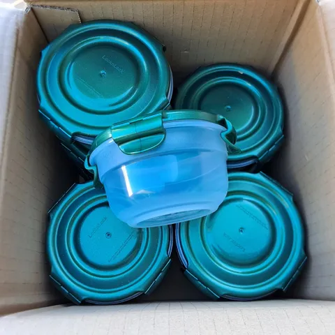 LOT OF 10 LOCK N LOCK FOOD STORAGE TUBS