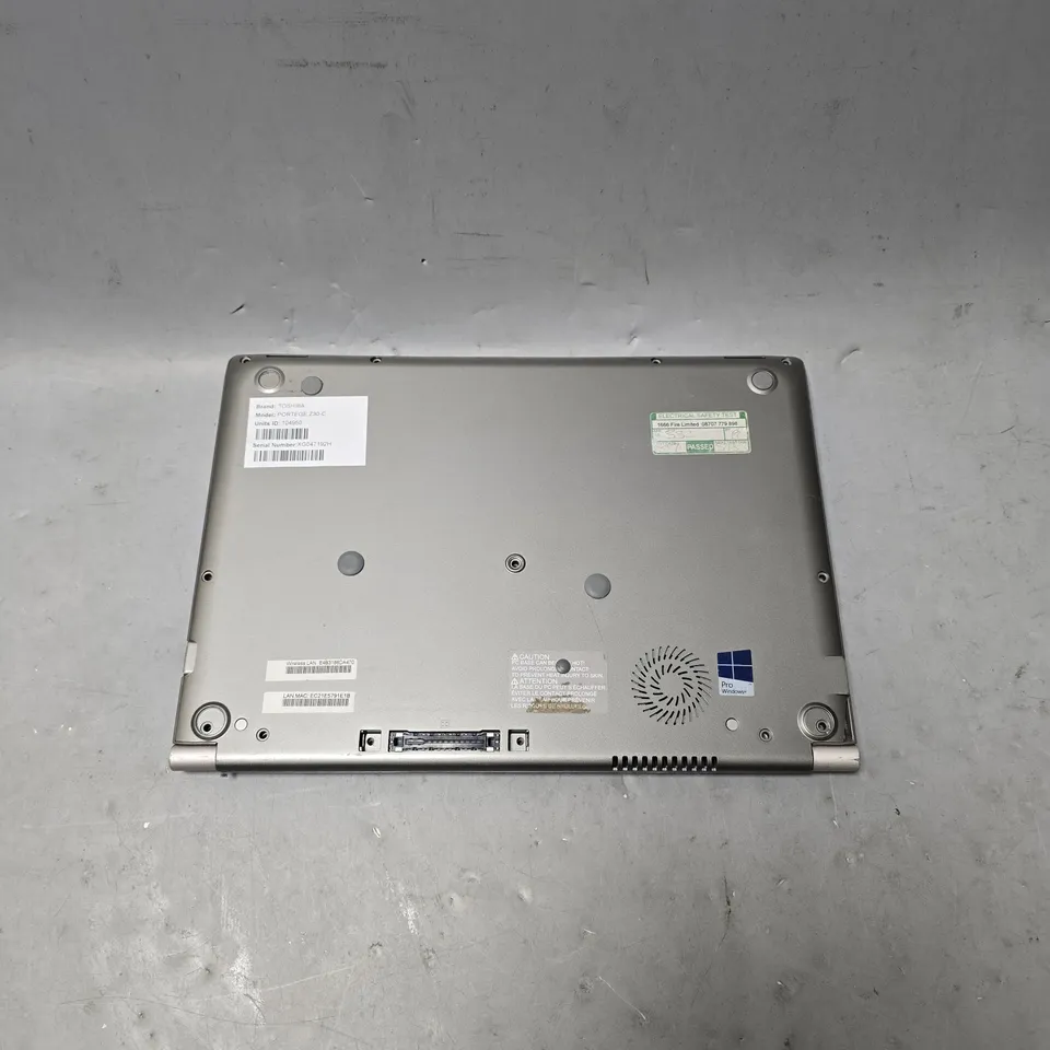 TOSHIBA PORTEGE Z30-C LAPTOP 