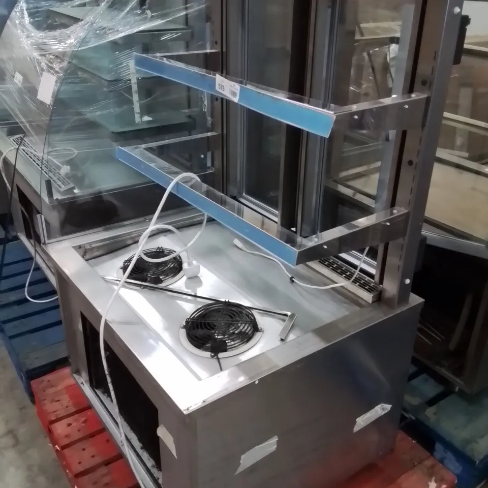 STAINLESS STEEL COMMERCIAL COLD DISPLAY FRIDGE/COUNTER