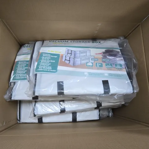 LARGE BOX OF APPROX 7 VACUUM STORAGE BAGS KIT – STORAGE SOLUTIONS