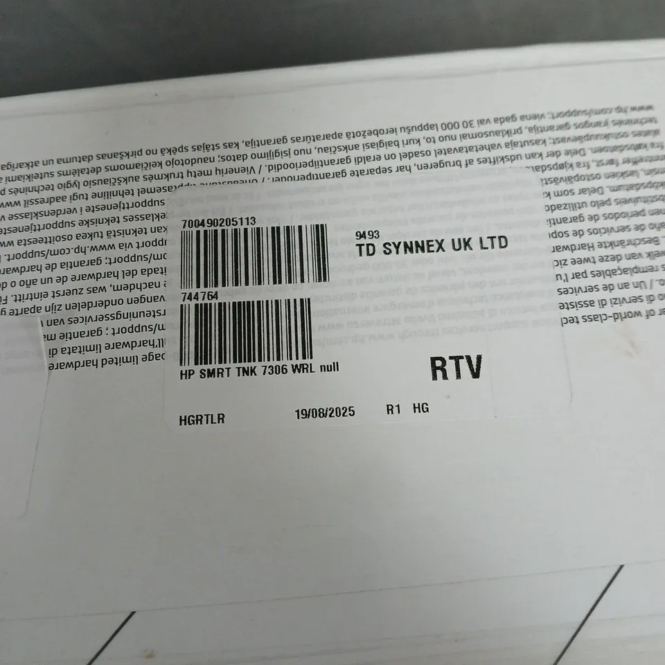 HP SMART TANK 7306 INKJET PRINTER