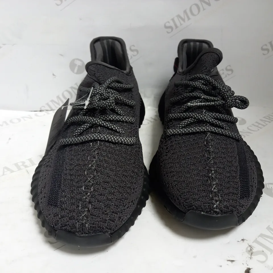 IN THE STYLE OF ADIDAS YEEZY BLACK TRAINERS UK SIZE 8