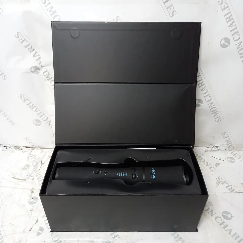 BOXED REVAMP PROGLOSS LIBERA CORDLESS HOLLYWOOD CURL AUTO ROTATING HAIR CURLER