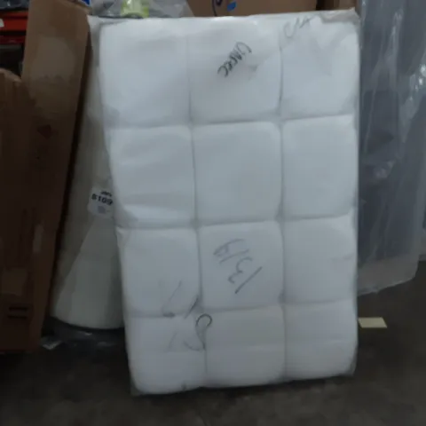 WRAPPED SINGLE UPHOLSTERED HEADBOARD IN WHITE