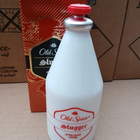 SIX OLD SPICE SLUGGER AFTER SHAVE LOTION – BOXED