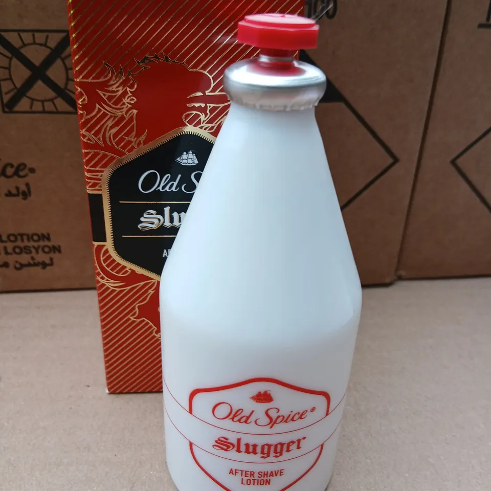 SIX OLD SPICE SLUGGER AFTER SHAVE LOTION – BOXED