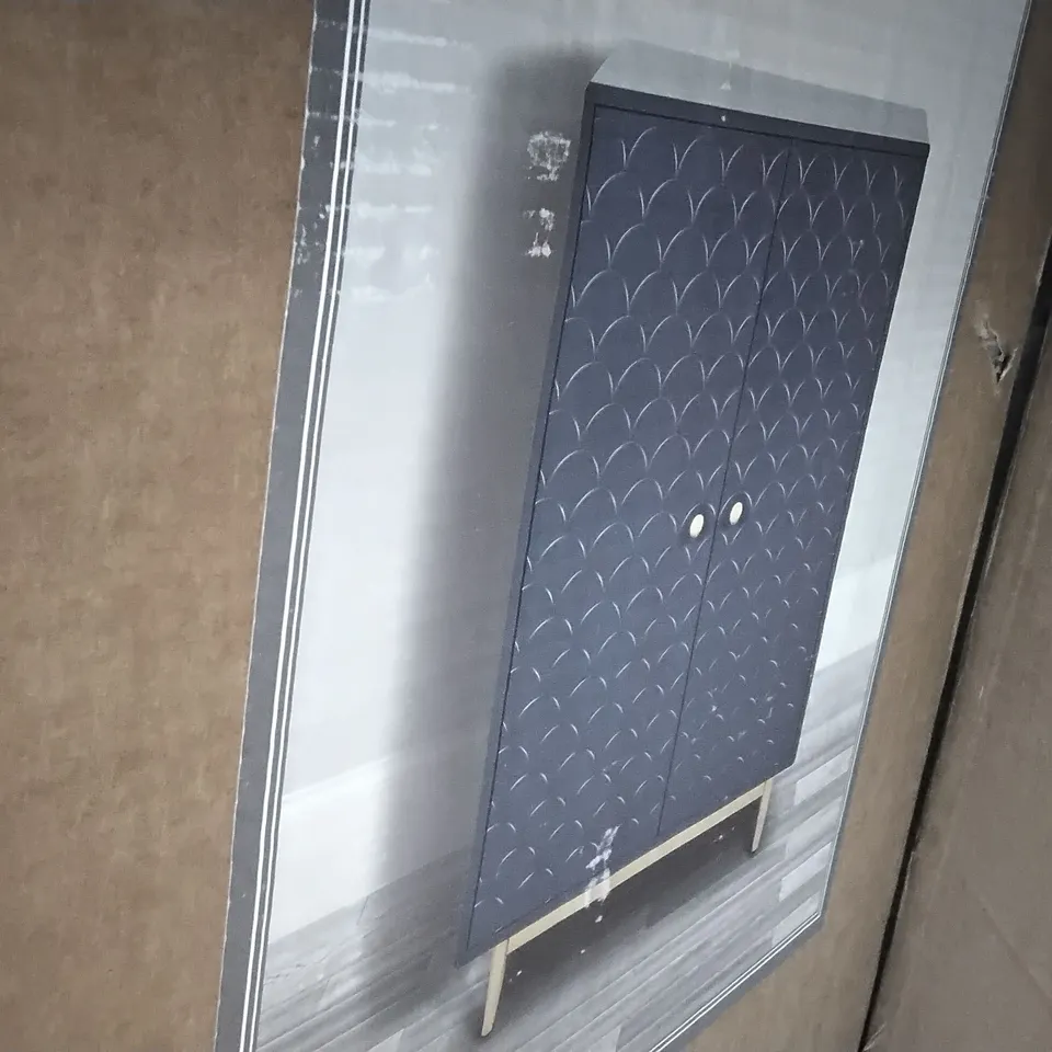 BOXED DECO SIDEBOARD NAVY 