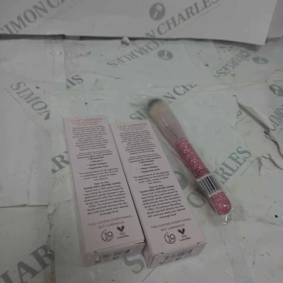 2 X T.C.E LUMINOUS DOLL 10 WITH 1 x BRUSH
