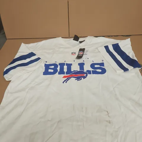 BUFFALO BILLS NFL TEAM APPAREL T-SHIRT – WHITE, XL