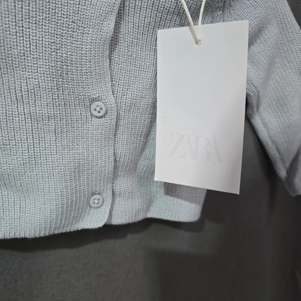 ZARA BABY CARDIGAN – GREY, 1-3 MONTHS (62 CM)